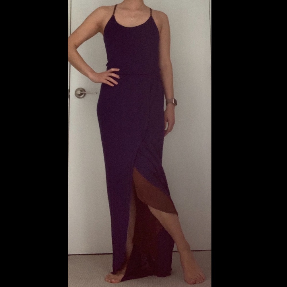 Anthropologie navy modal maxi dress NWOT size XS